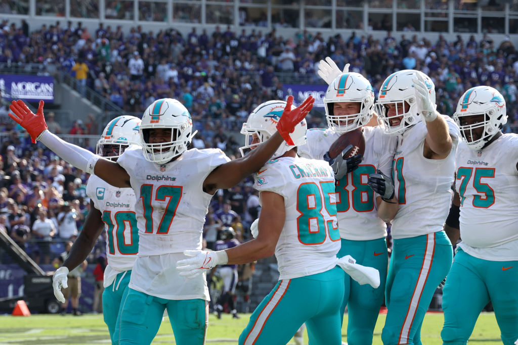 Miami Dolphins wide receiver Braylon Sanders (86) runs with the