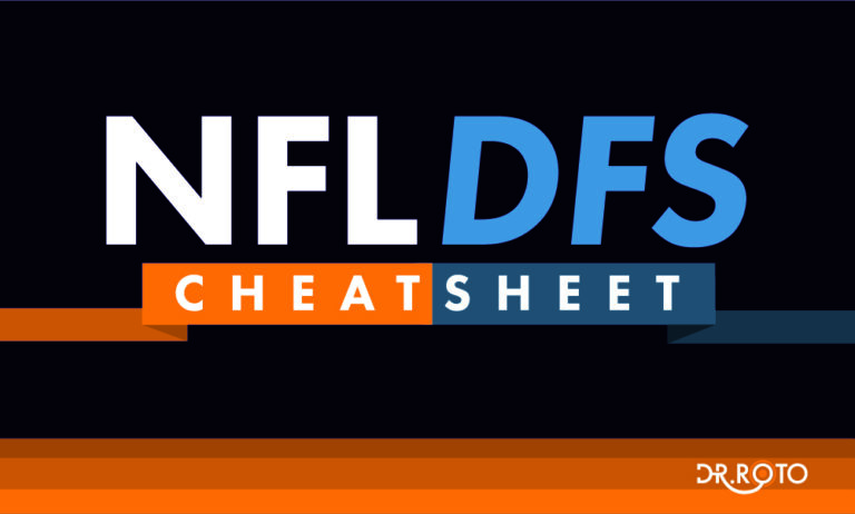 NFL DFS Staff Cheat Sheet Week 12 - DrRoto.com