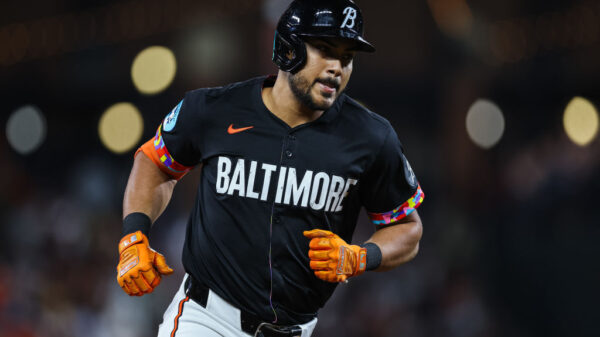 Anthony Santander #25 of the Baltimore Orioles