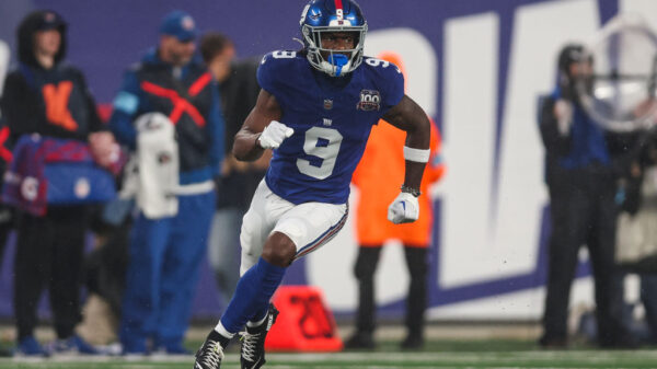 Malik Nabers #9 of the New York Giants