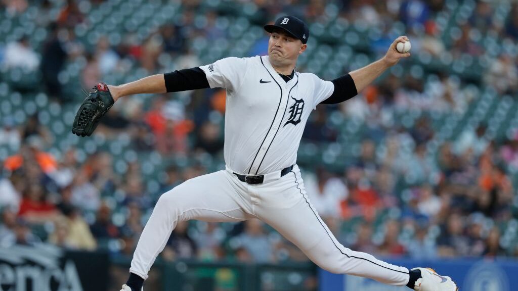 Tarik Skubal #29 of the Detroit Tigers