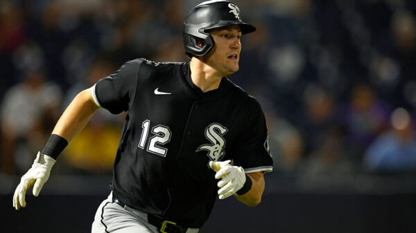 Colson Montgomery #12 of the Chicago White Sox